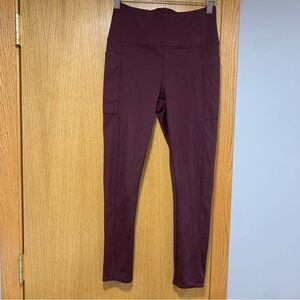 Danskin Burgundy Leggings - Size Small